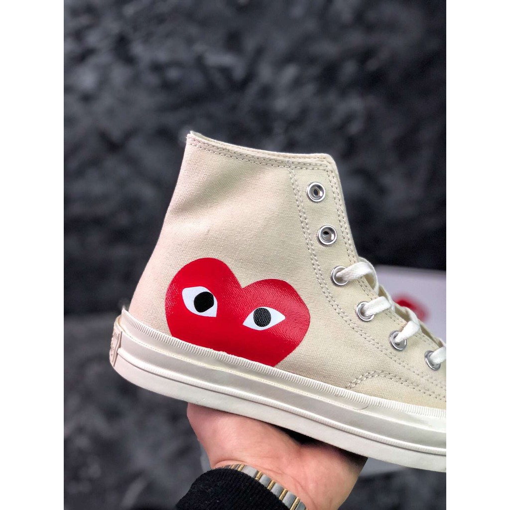 CONVERSE x Comme des Garçons PLAY Chuck 70. | Shopee Malaysia