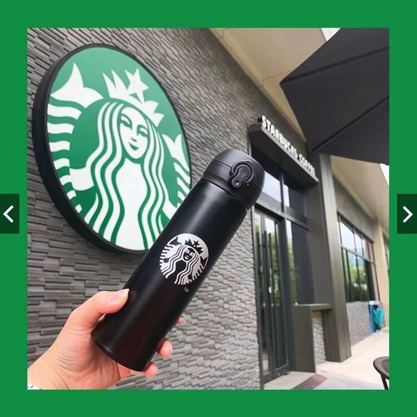 [[ HADIAH PERCUMA 400ml Starbucks Thermos Cup Tumbler Thermal Flasks Botol Keluli Tahan Karat Botol Vacuum Flask Mug