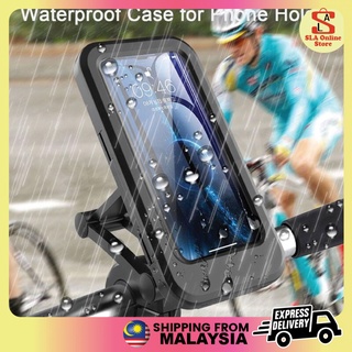 Bicycle Motorcycle holder Waterproof Case Bag Handlebar Waterproof Phone Case Folding Mobile Navigation Stand