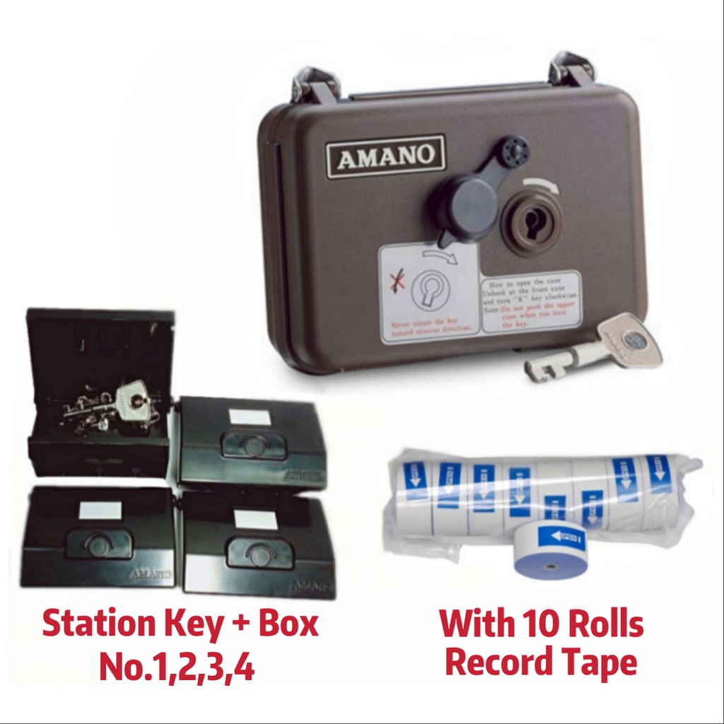 watchman-clock-amano-pr-600-station-point-key-no-1-2-3-4-with-station