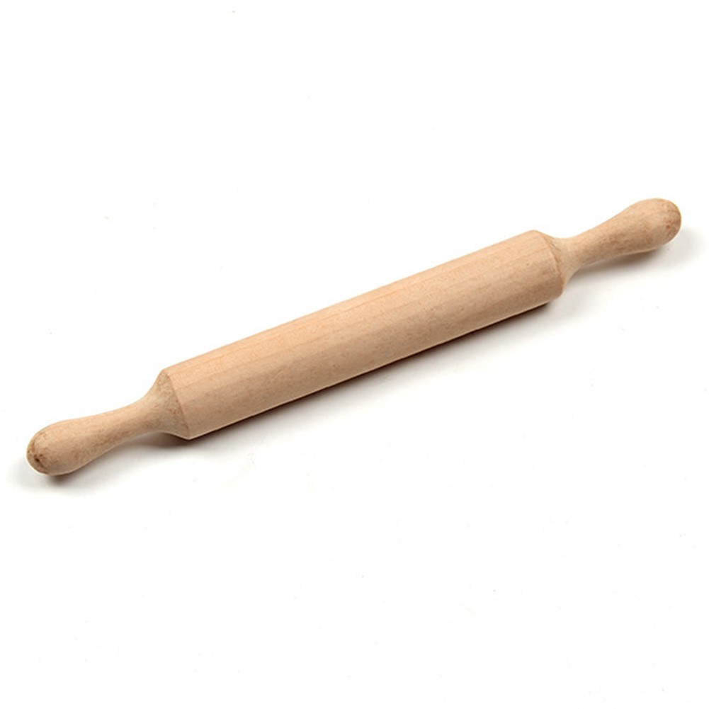 Home & Garden 28/23cm Wooden Rolling Pin Baking Cake Bread Pizza