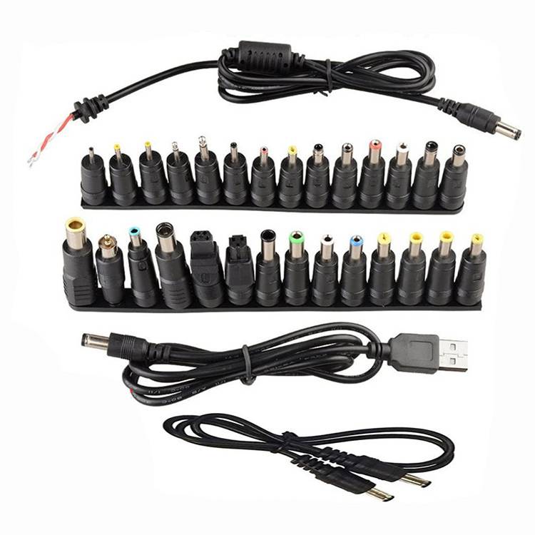 31Pcs Universal Laptop DC Power Supply Adapter Connector Plug AC Jack 