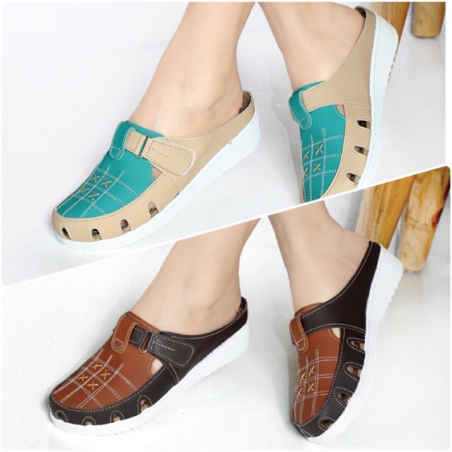  Sandal  Mules flip flop Sendal slop Wanita  MULAN  1470 