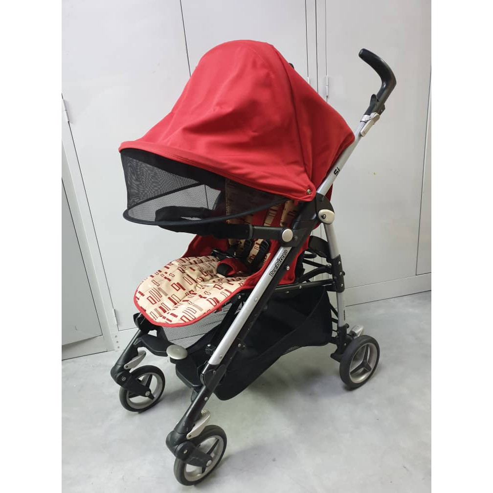 peg perego stroller red