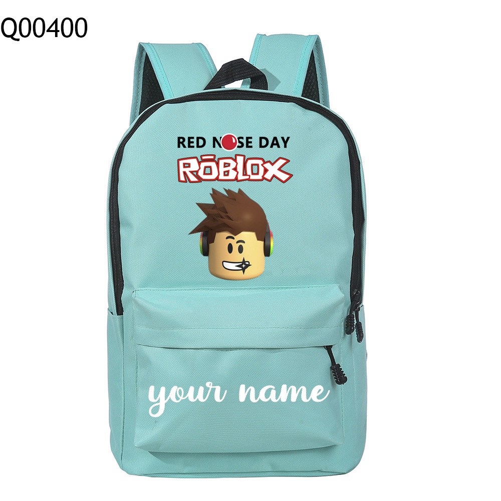 Personalised Kids Backpack Any Name Roblox Boys Childrens Back To School Bag 10 