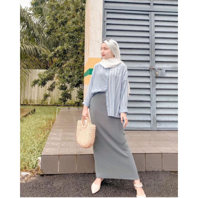 Melly pencil skirt!! | Shopee Malaysia