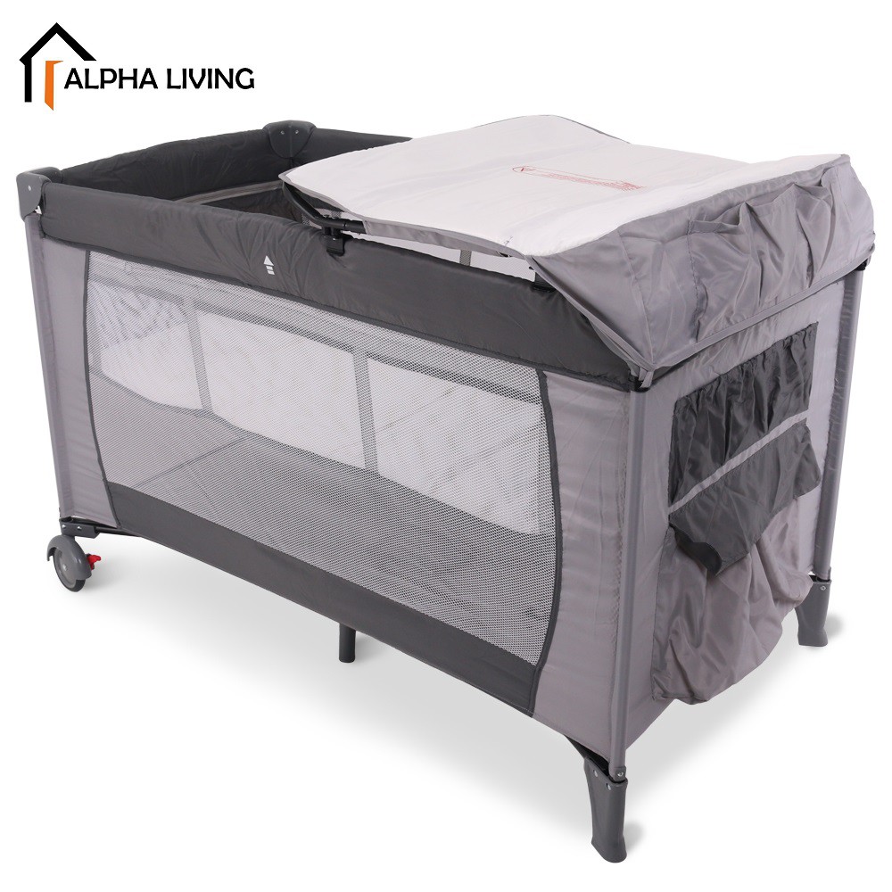 Baby Playpen Large Size Foldable Children Play Yard Baby Cot Bassinet Bay0047 Shopee Malaysia