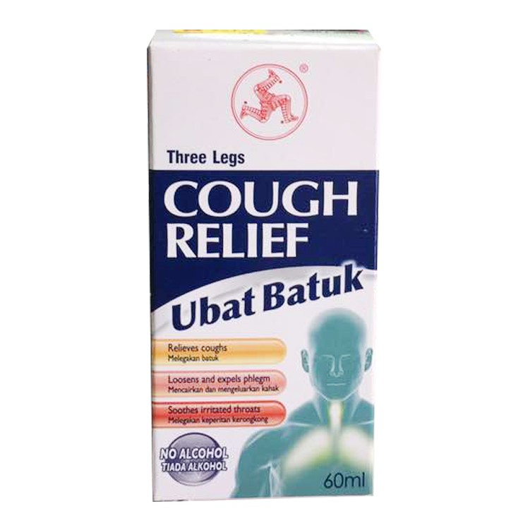 Ubat Batuk Cap Kaki Tiga Three Legs Cough Relief 60ml  Shopee Malaysia