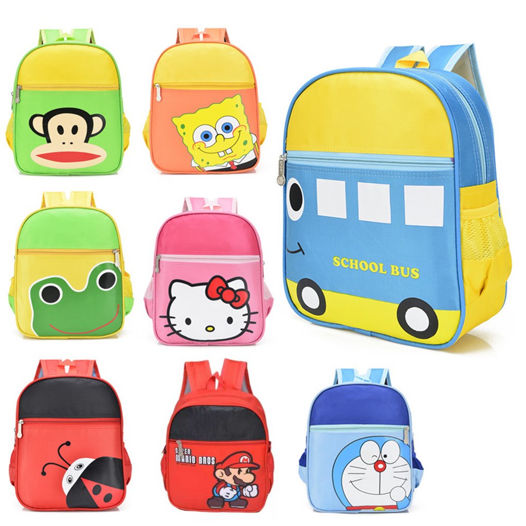 [8 DESIGN] Cute Bright Cartoon Series Kids School Bag Kindergarden