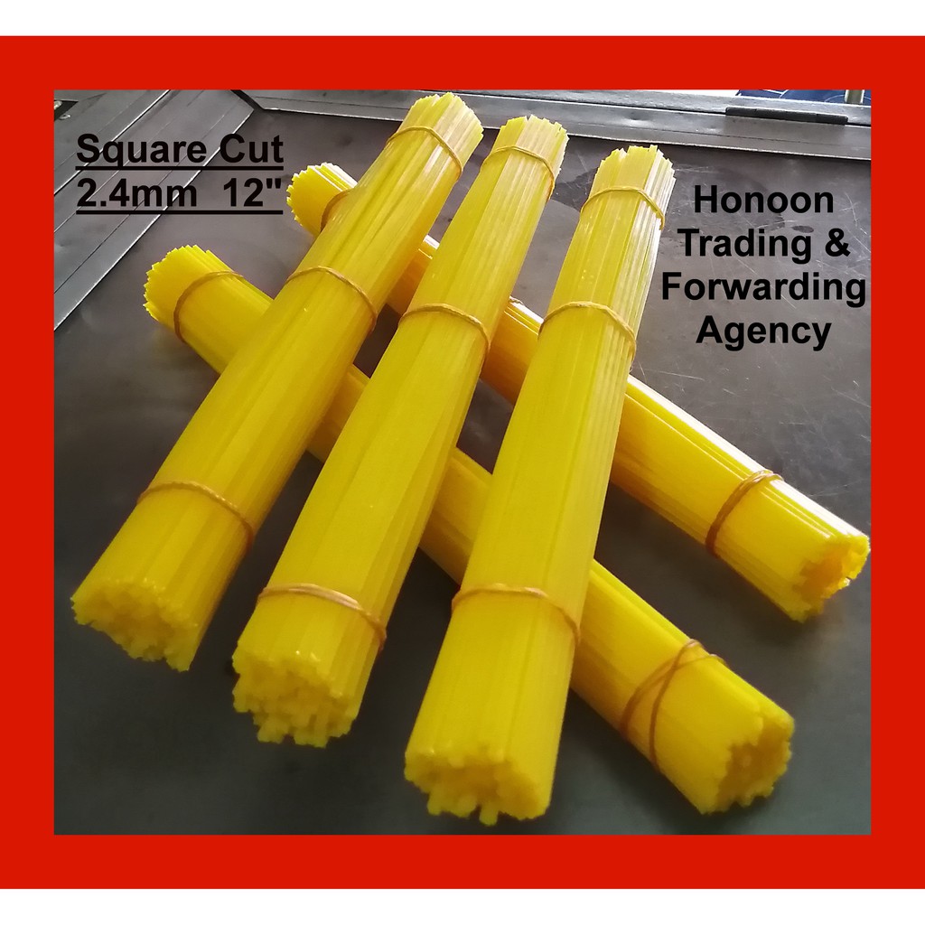 Nylon Grass Trimmer Line String 12 inches 2.4mm / Tali Potong Mesin Rumput(1 Kg)