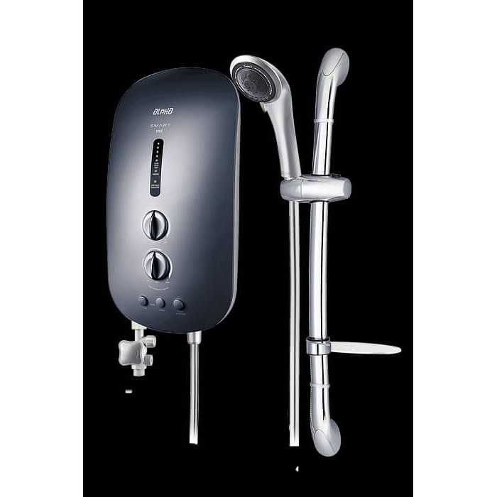 ALPHA WATER HEATER SMART 18I Inverter DC pump (Black) Ready Stock