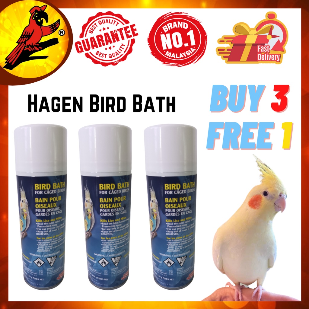 MPT Hagen Bird Bath Bird Shampoo Parrot Shampoo Burung Mandi Burung
