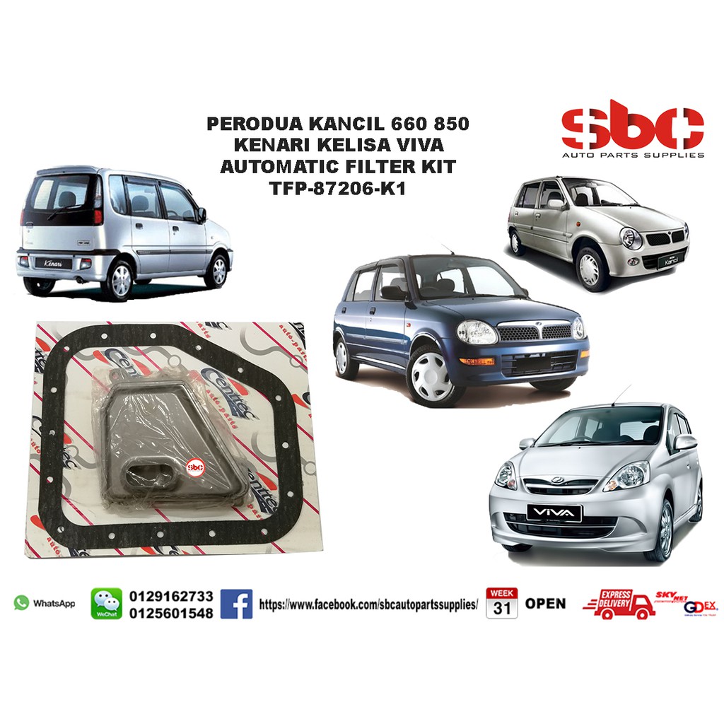 PERODUA KANCIL 660 850 KELISA KENARI VIVA AUTOMATIC FILTER 