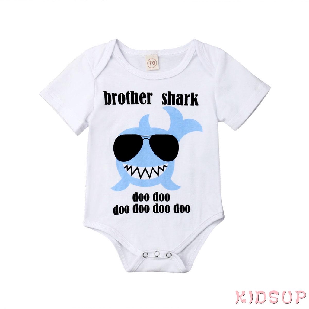 Sibling Matching Shark Shirts for Baby Toddler Boys and Girls Outfits