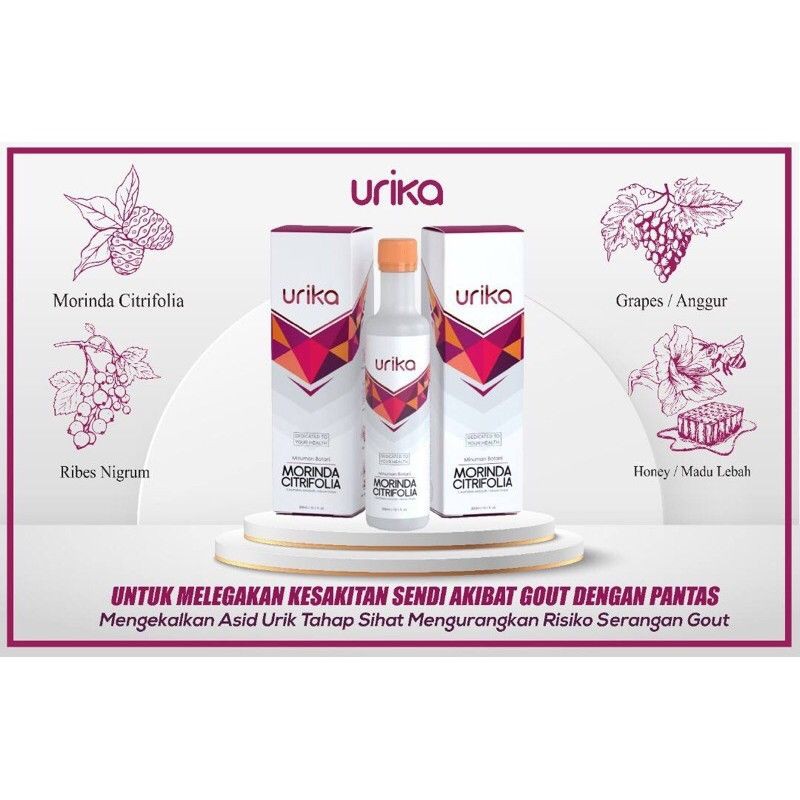 Jus Urika Penawar Gout Turunkan Asid Urik Shopee Malaysia