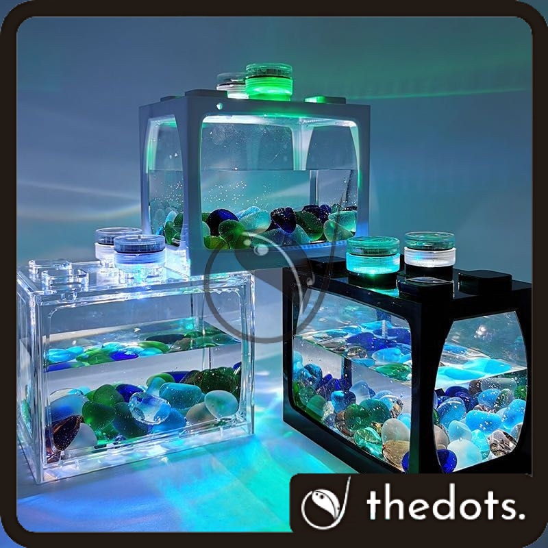 READY STOCK BETTA FISH AQUARIUM FISH TANK LED MINI LIGHT MULTI COLORS ...