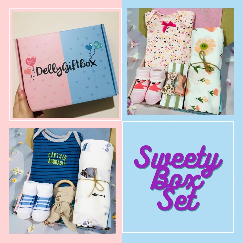 Premium High Quality Baby Gift Set / SWEETY Baby Gift Box Set / Baby