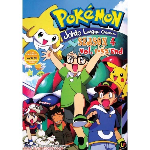 Pokemon Season.4 Johto League Champions (TV 1 - 52 End) DVD | Shopee  Malaysia