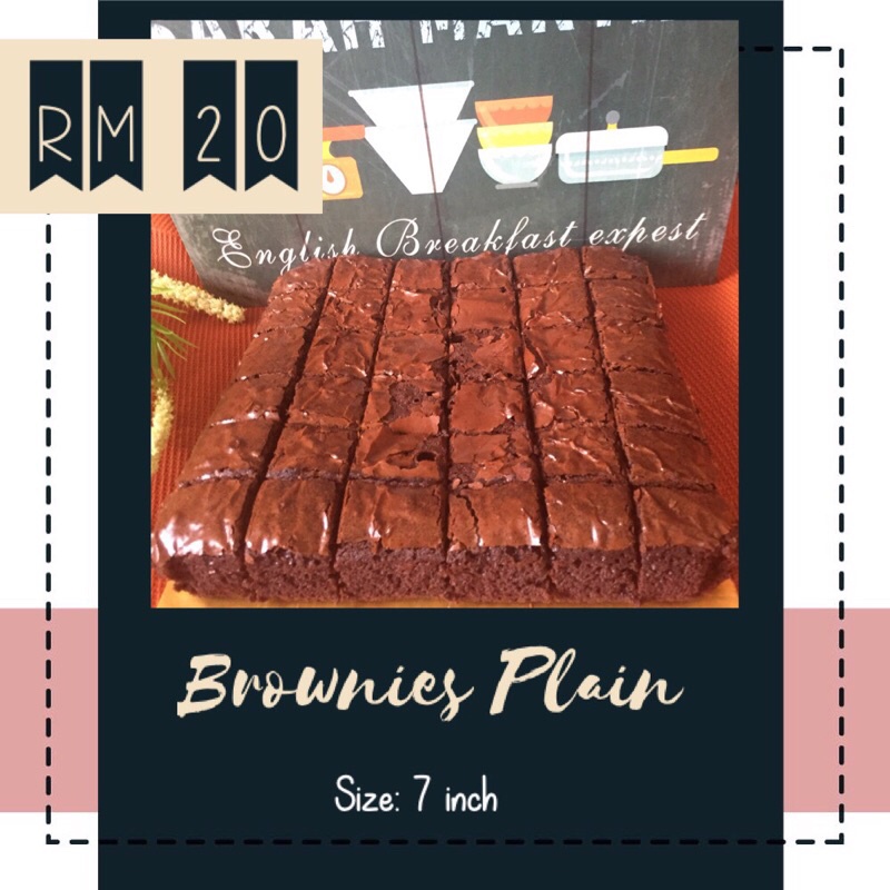 Chocolate Brownies Kedut Masam Manis