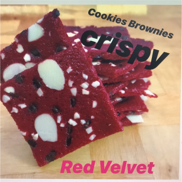 Brownies Cookies Crispy Red Velvet Almond Shopee Malaysia