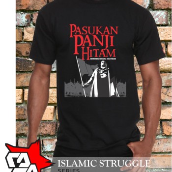 T Shirt Dakwah Pasukan Panji Hitam Islamic Visual T Shirt Shopee Malaysia