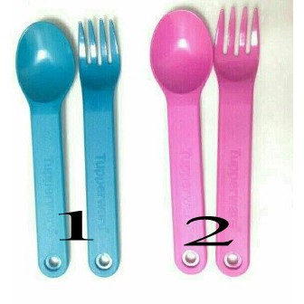 Original Tupperware Cutlery Set (Spoon+Fork)