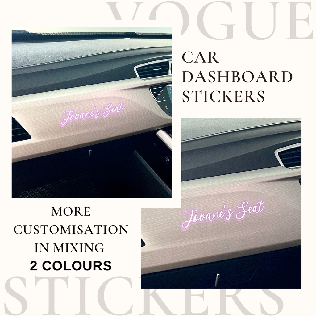 Car Dashboard Stickers Shopee Malaysia