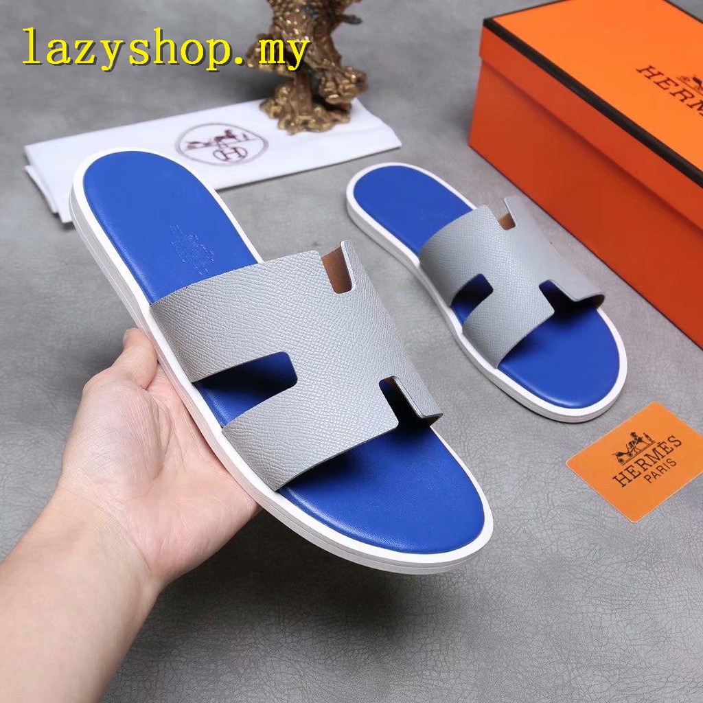 hermes men slippers