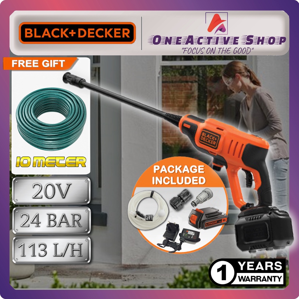 BLACK & DECKER 20V Cordless High Pressure Washer BCPC20D1 1