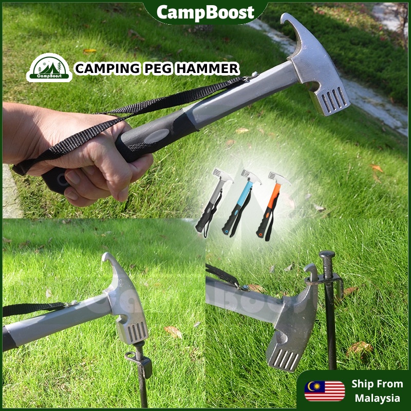 CampBoost Multifunction Outdoor Camping Hammer Stainless Steel Tent