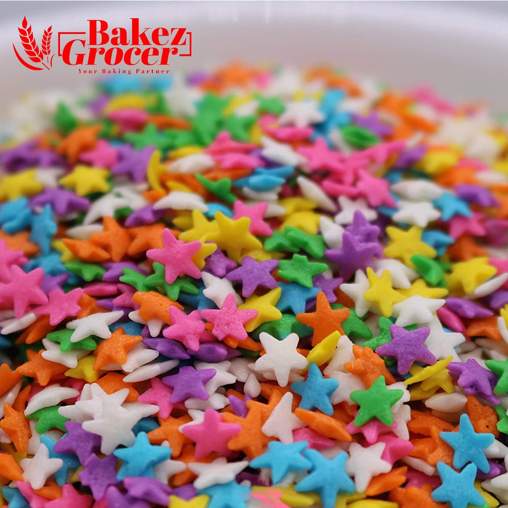Pastel Stars Sprinkles Cake Decorations 60g (Repacked) Shopee Malaysia