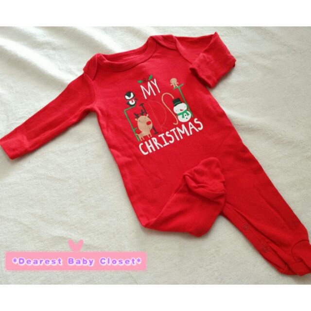 baby's first christmas jumper