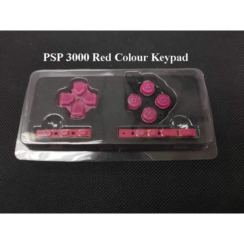 お得 PSP3000用 十字ボタン ○×△ ボタン ゴム セット 赤G213 econet.bi