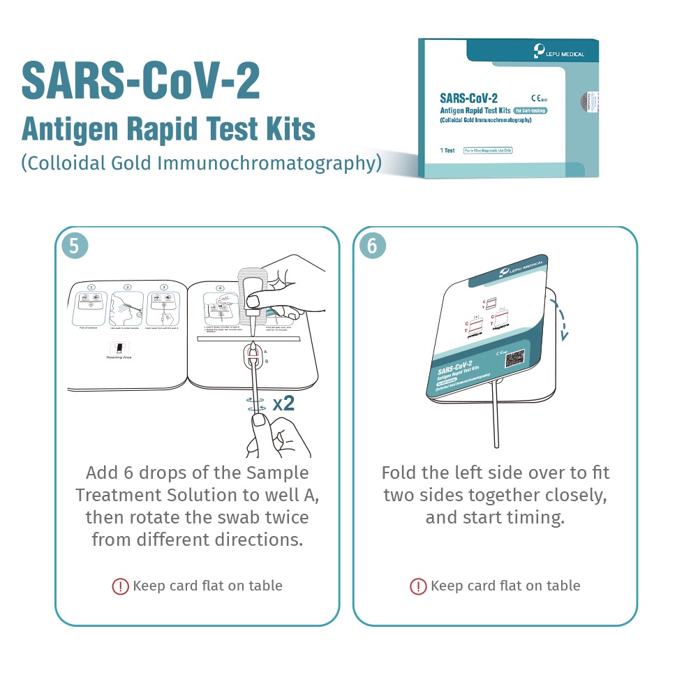 LEPU Medical Covid-19 RTK Test Kit (Nasal Swab) 1s #5