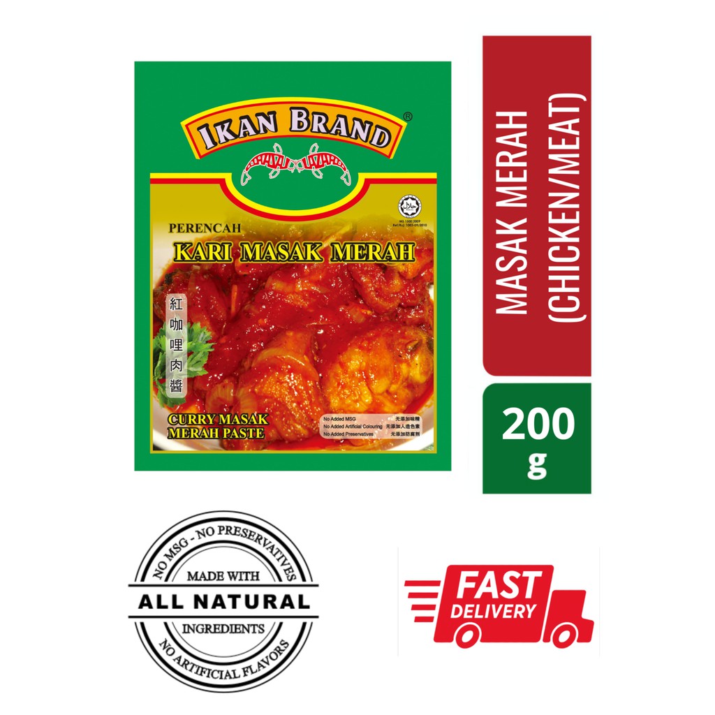 Ikan Brand Masak Merah Paste Spicy Tomato Paste Shopee Malaysia