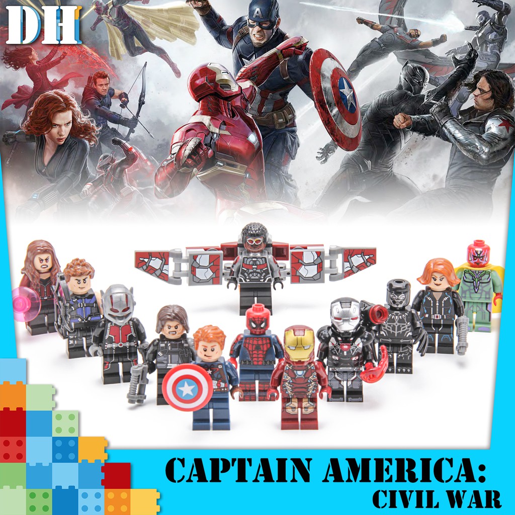 captain america lego set