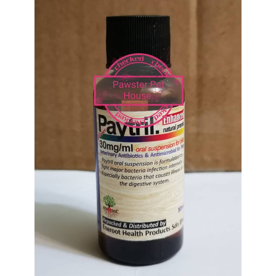 Pawster Paytril Oral Suspension For Pets 30ml Similar To Baytril Shopee Malaysia