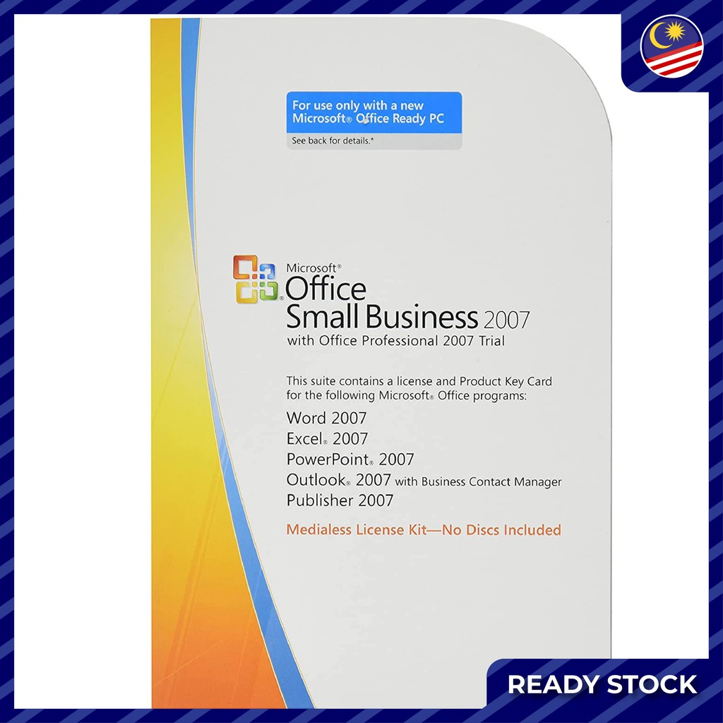 Microsoft Office Small Business 2007 - ORIGINAL LICENSE | Shopee Malaysia