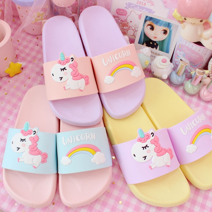 unicorn slippers girls