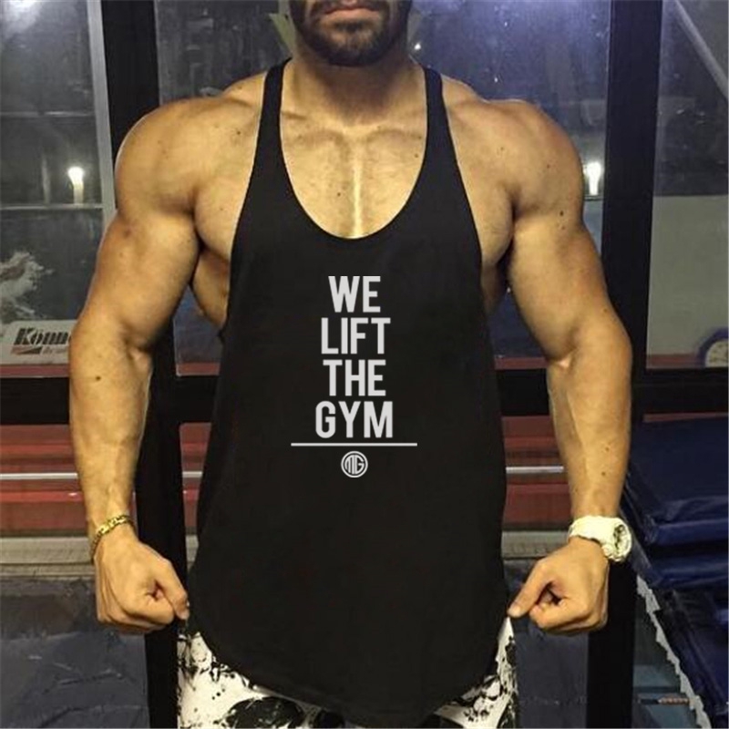 Mens Tank Top Gym Clothing Bodybuilding Muscle Sleeveless Singlets
