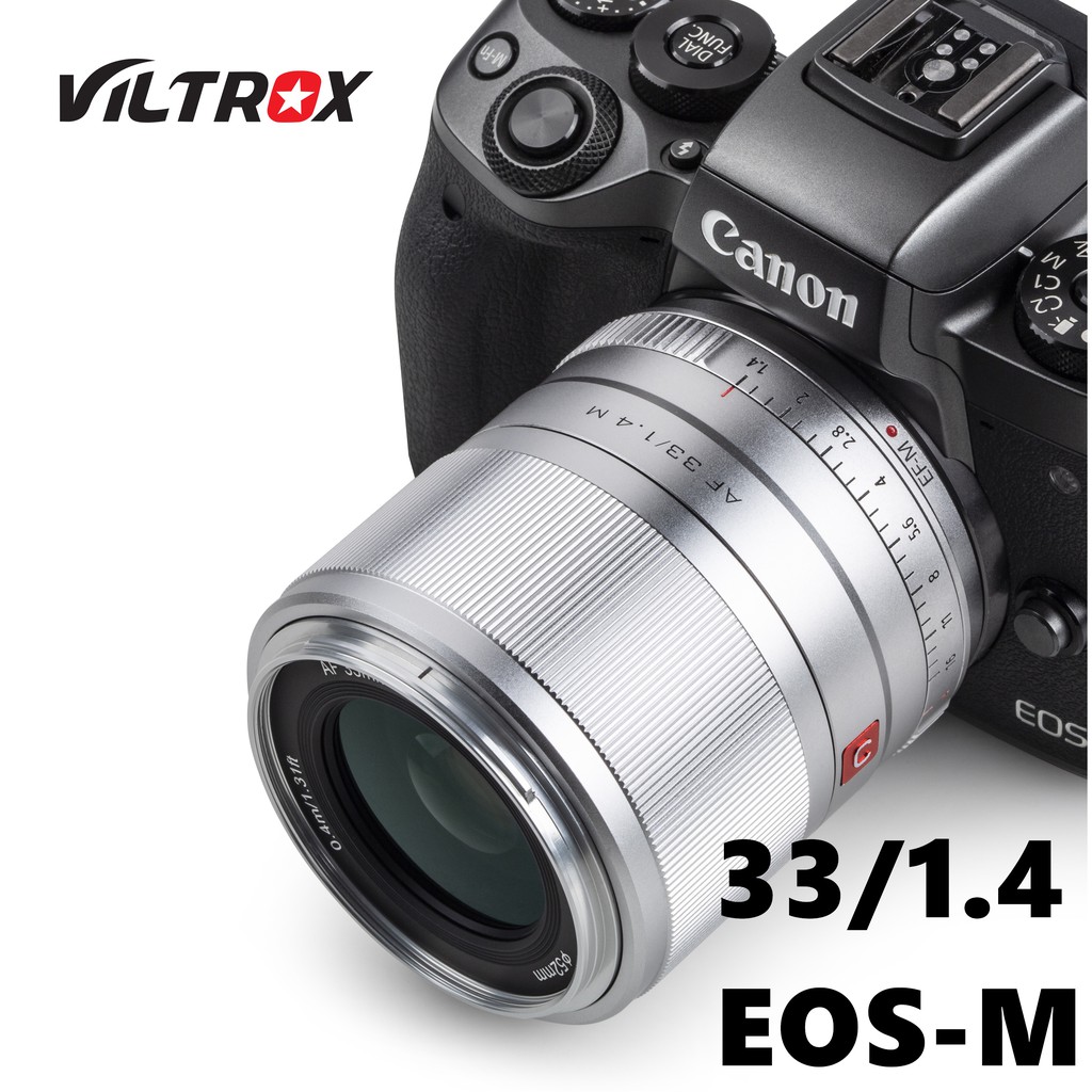 Viltrox 33mm F1 4 Stm Auto Focus Aps C Prime Lens For Canon Eos M Cameras M10 M50 M100 M5 M6 Markii Shopee Malaysia