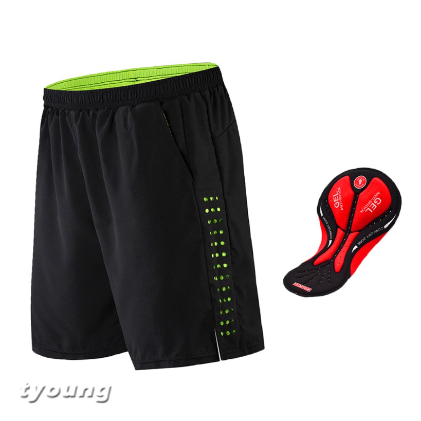 loose fit padded cycling shorts