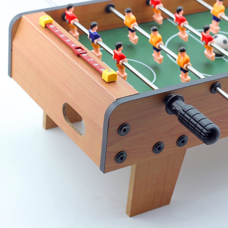 Wooden Foosball Soccer Table Football Game Arcade Room Desk Playfield