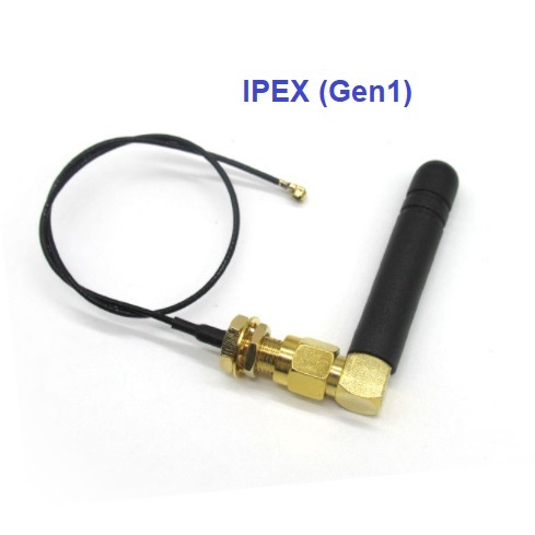 2.4G 5 GHz Dual Band 3dbi Wifi Antenna SMA UFL IPEX 4 MHF4 Cable