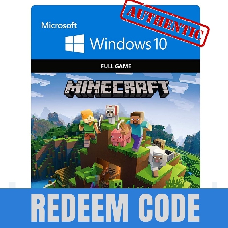🔑 Minecraft Windows 10 Edition Global License Key Authentic Redeem Code ...