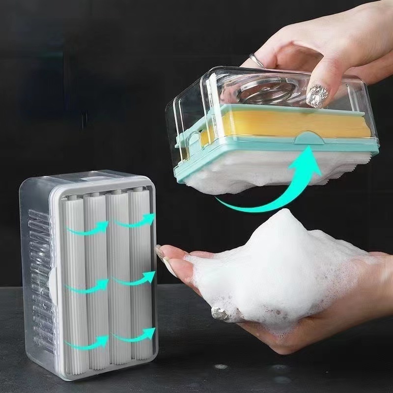 🎁KL STORE✨ _ Creative Multifunctional Foaming Soap Box