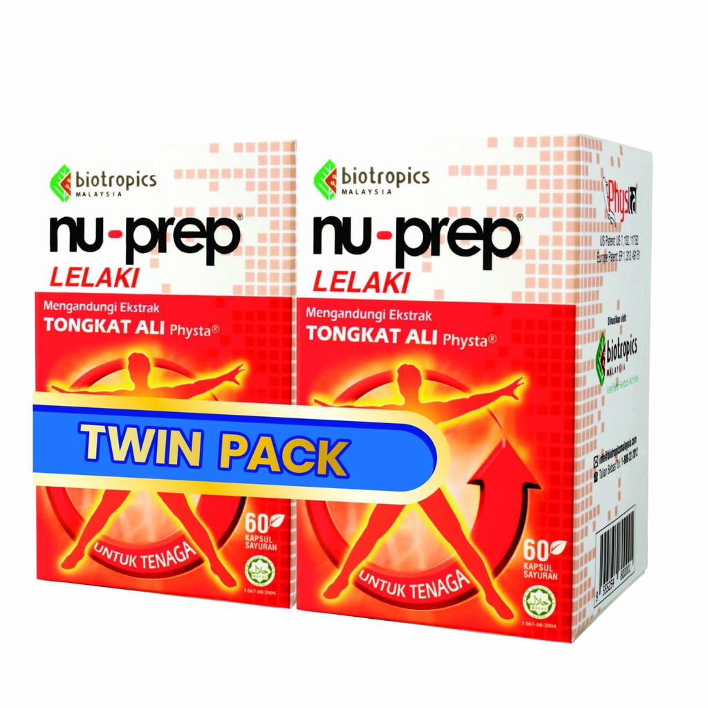 Nu-prep Tongkat Ali 60's/ Twin pack 2x60's