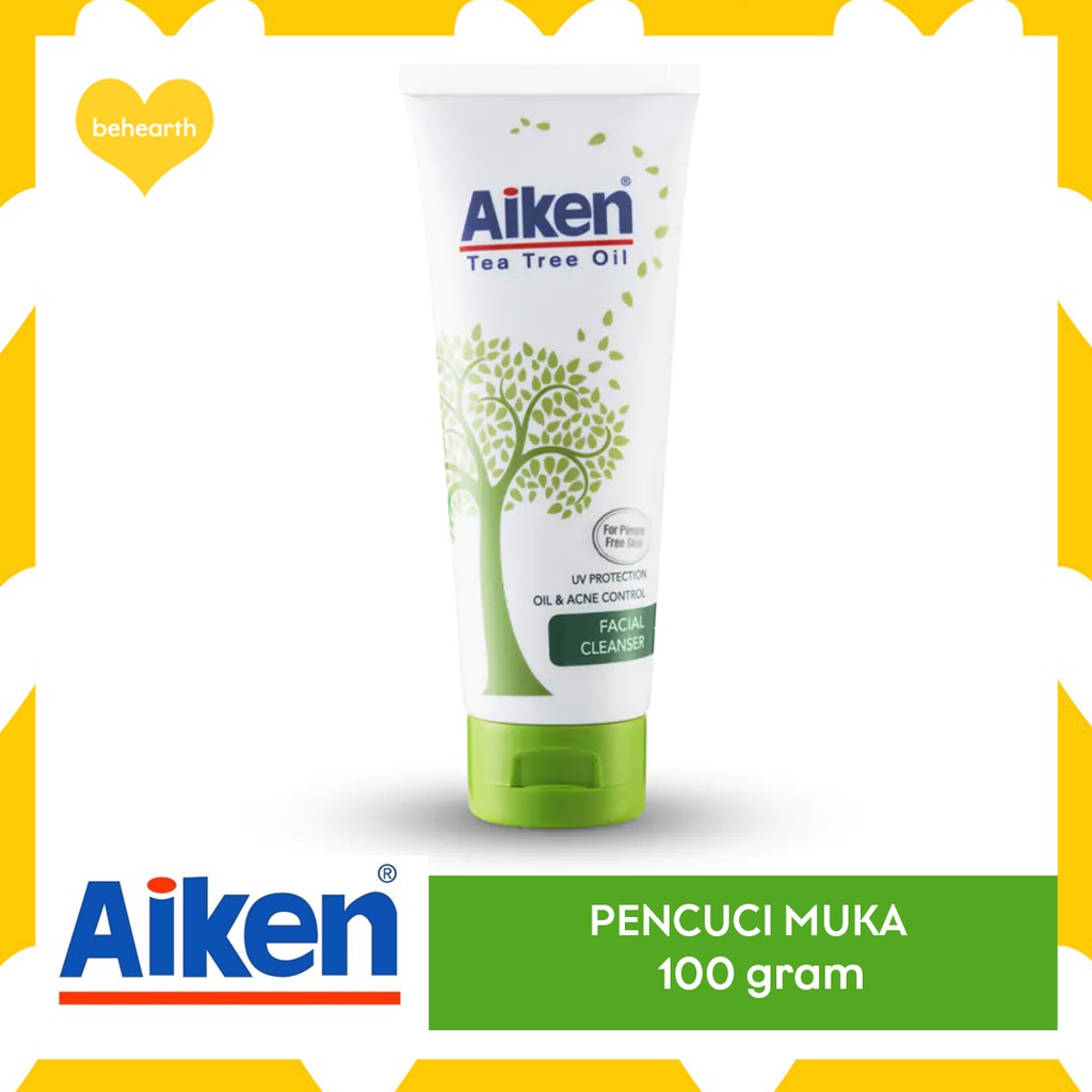 kebaikan aiken whitening facial cleanser