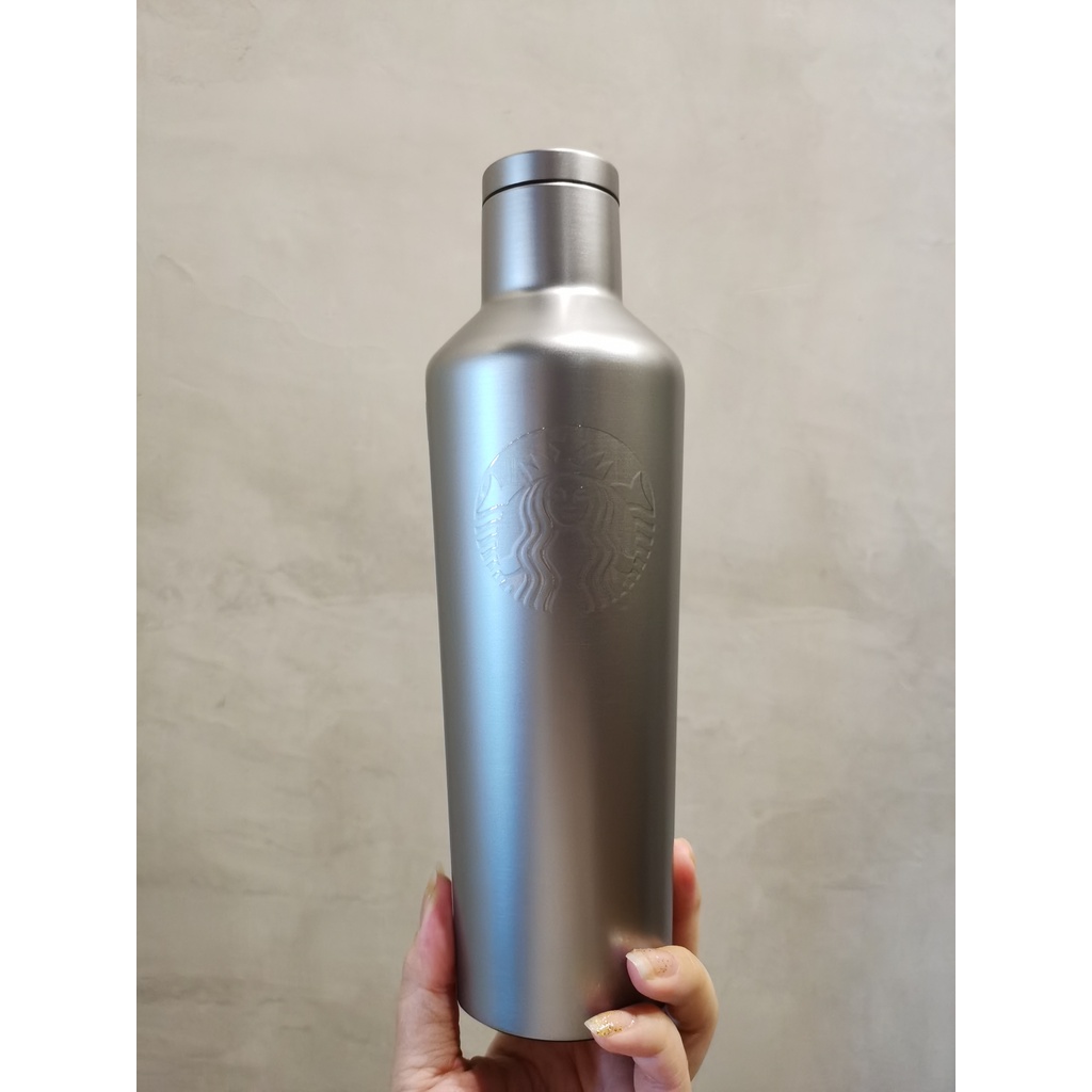 Original Ready Stock Starbucks Corkcicle Silver Stainless