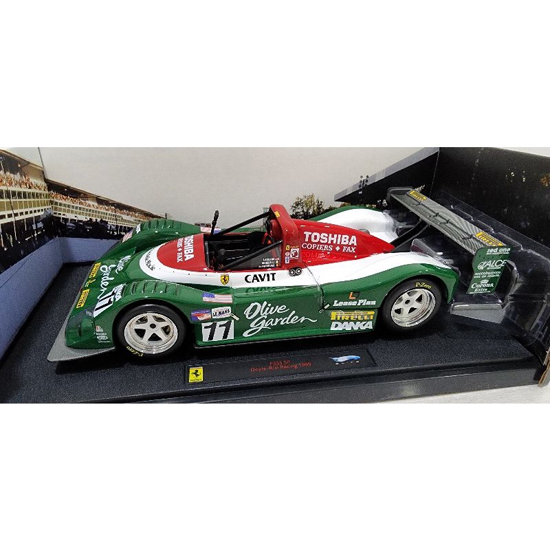 Hot Wheels 1:18 - Voiture de sport miniature - ferrari - F333SP